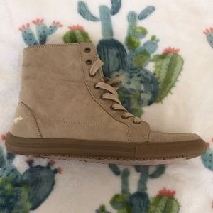 Tan Sneaker Boots